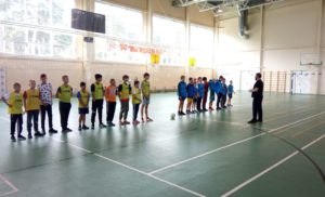 Соревнования по мини-футболу в рамках Боровской районной школьной лиги.