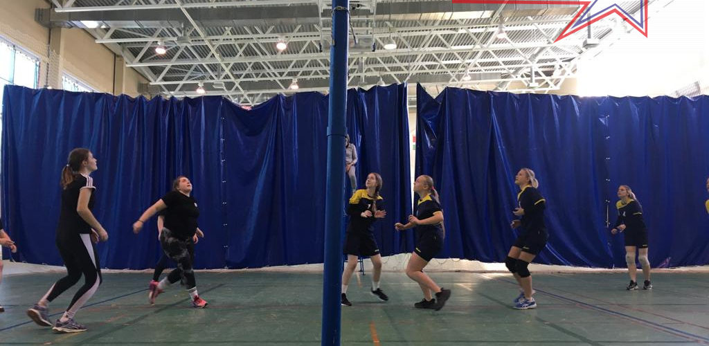 Соревнования по волейболу среди девушек, в рамках муниципального этапа ежегодной спартакиады обучающихся образовательных организаций Боровского района.
