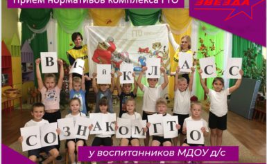 Приём нормативов комплекса ГТО у воспитанников МДОУ «Детский сад № 11 «Лесная сказка».