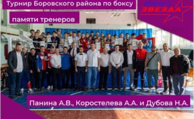 Турнир Боровского района по боксу памяти тренеров Панина А.В., Коростелева А.А. и Дубова Н.А