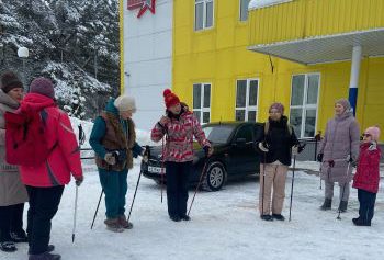 Мастер-класс по скандинавской ходьбе.