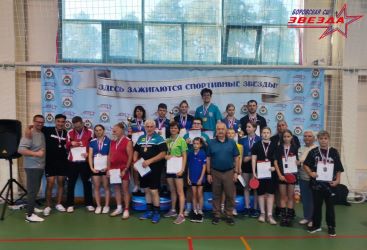 Чемпионат Боровского района по настольному теннису.